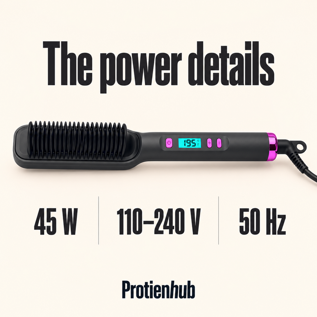 2-in-1 Heated Styling Brush – Protien Hub