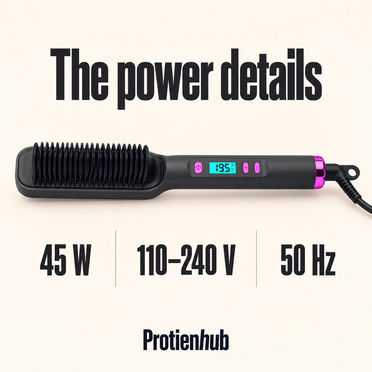 2-in-1 Heated Styling Brush – Protien Hub