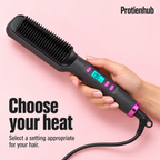 2-in-1 Heated Styling Brush – Protien Hub