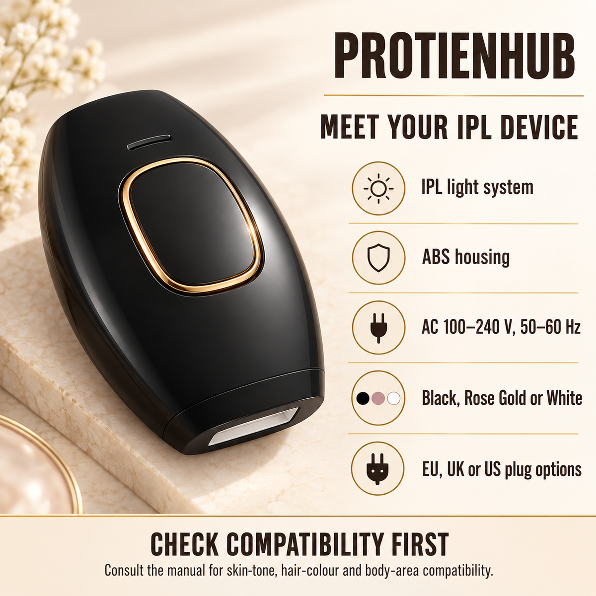 Handheld IPL Hair Remover – Protien Hub