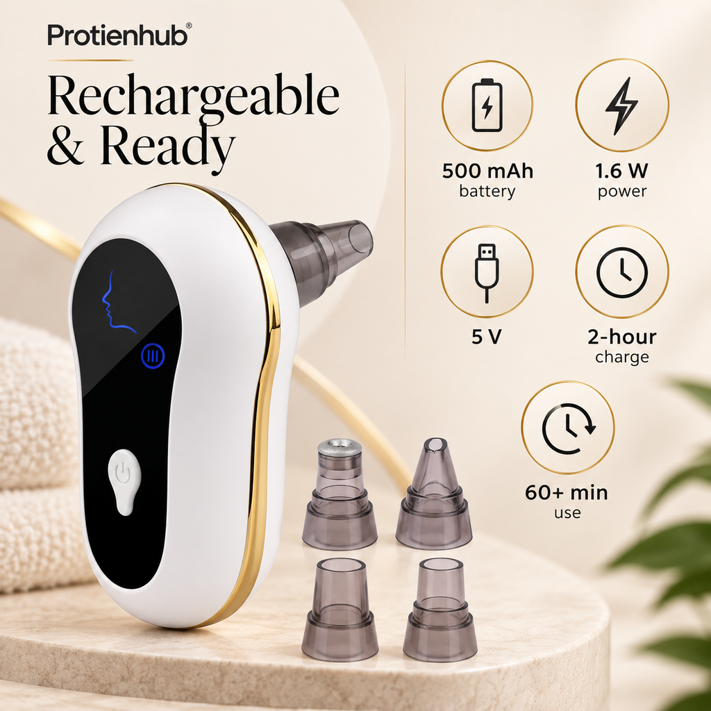 Rechargeable Pore Vacuum – Protien Hub