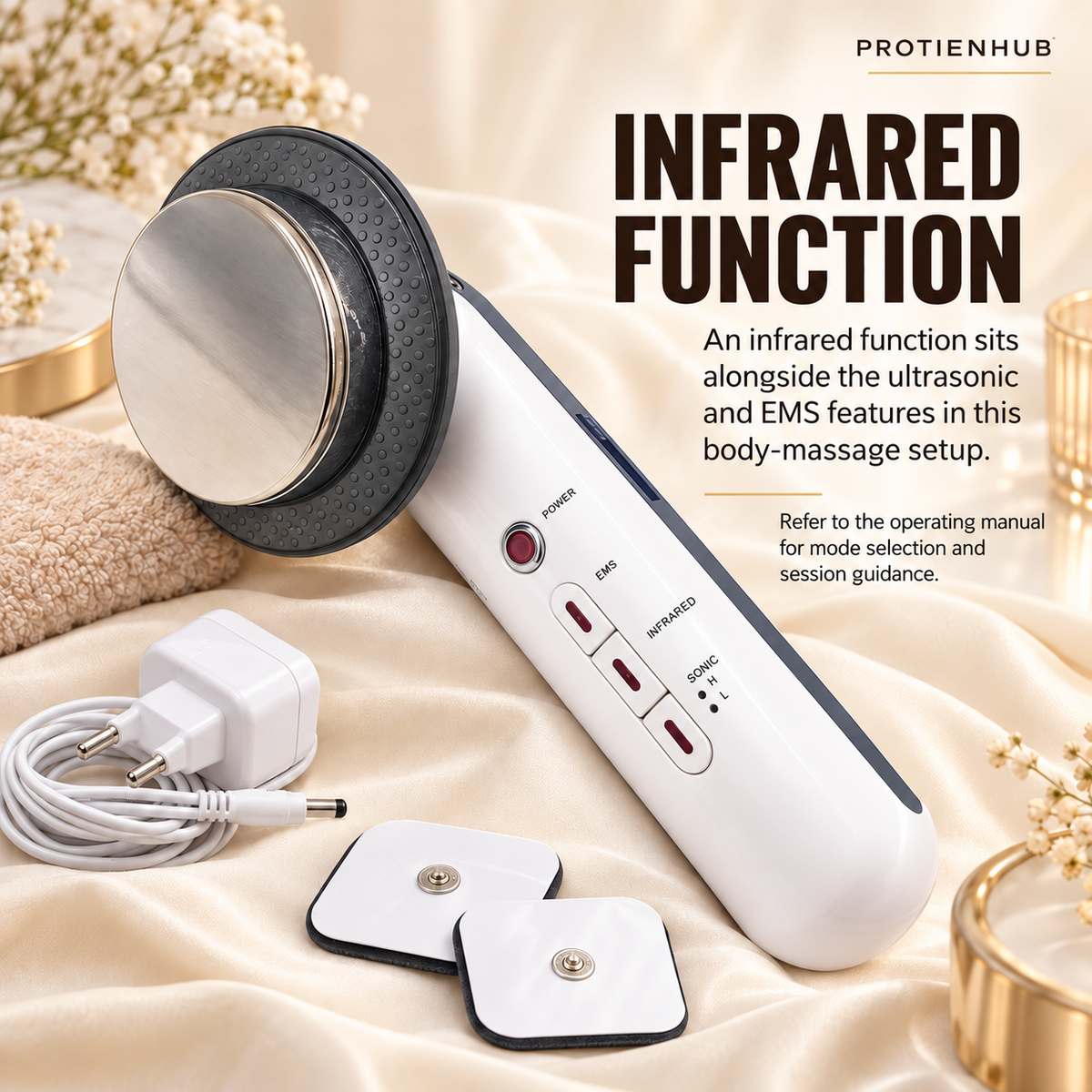 Ultrasonic EMS Body Massager – Protien Hub