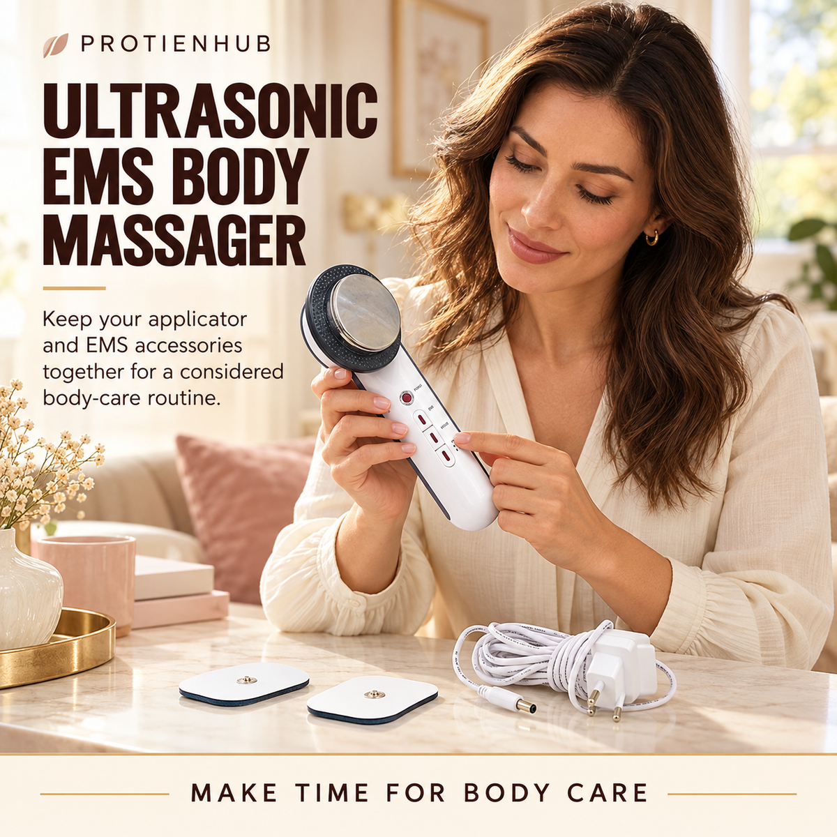 Ultrasonic EMS Body Massager – Protien Hub