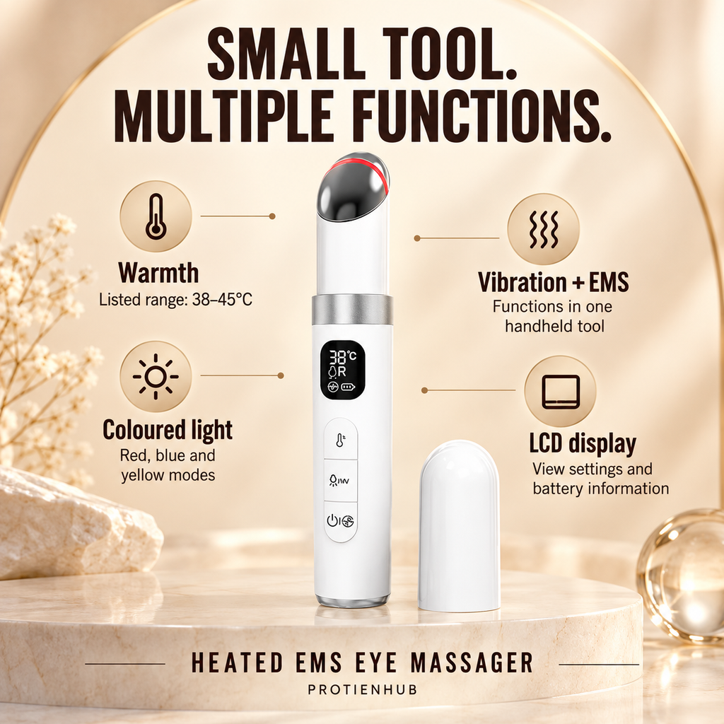 Heated EMS Eye Massager – Protien Hub