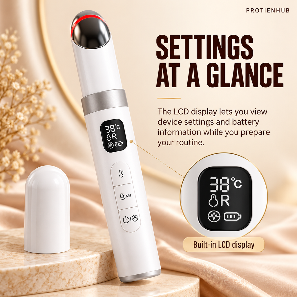 Heated EMS Eye Massager – Protien Hub
