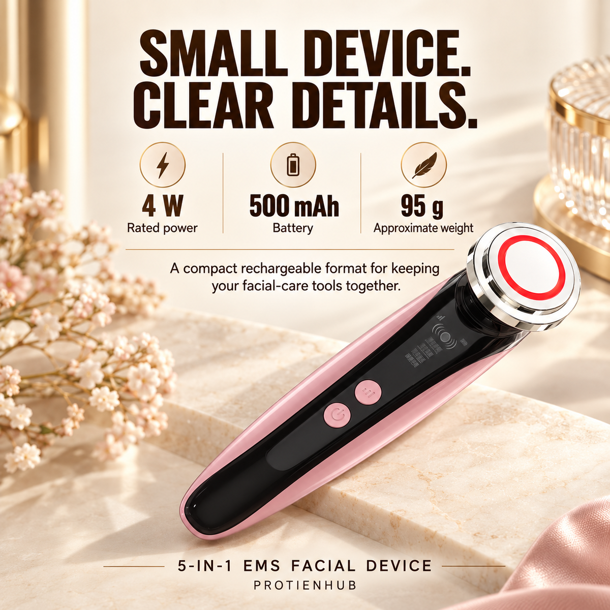 5-in-1 EMS Facial Device – Protien Hub