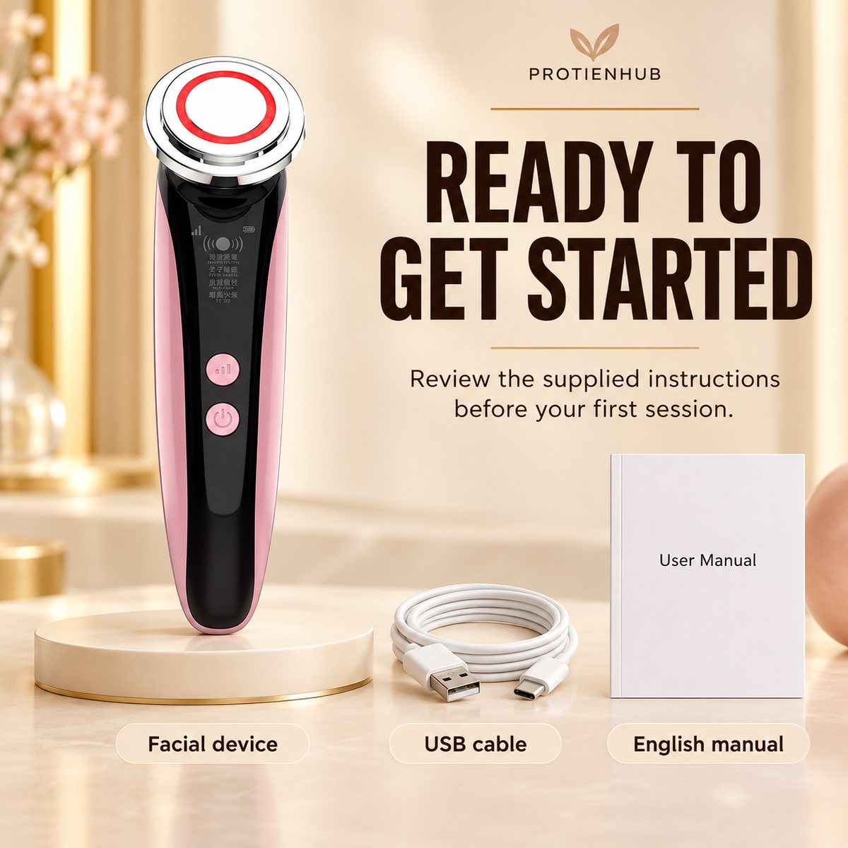 5-in-1 EMS Facial Device – Protien Hub