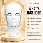 7-Colour LED Face & Neck Mask – Protien Hub