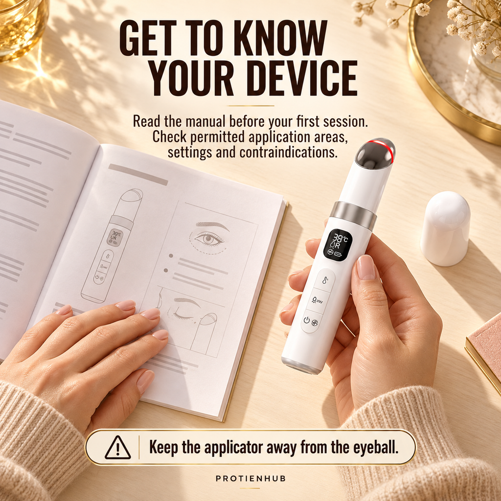 Heated EMS Eye Massager – Protien Hub