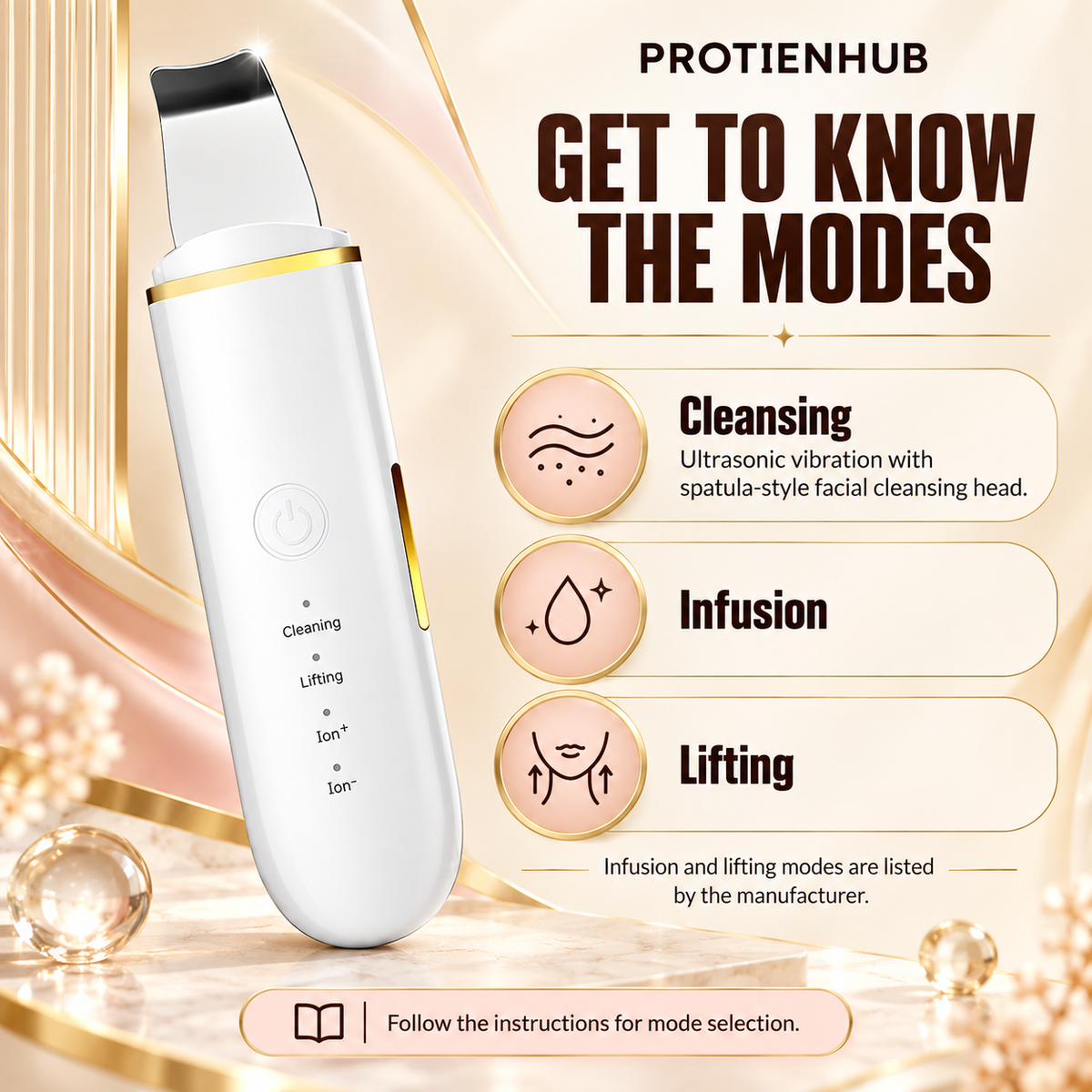 Ultrasonic Skin Spatula – Protien Hub