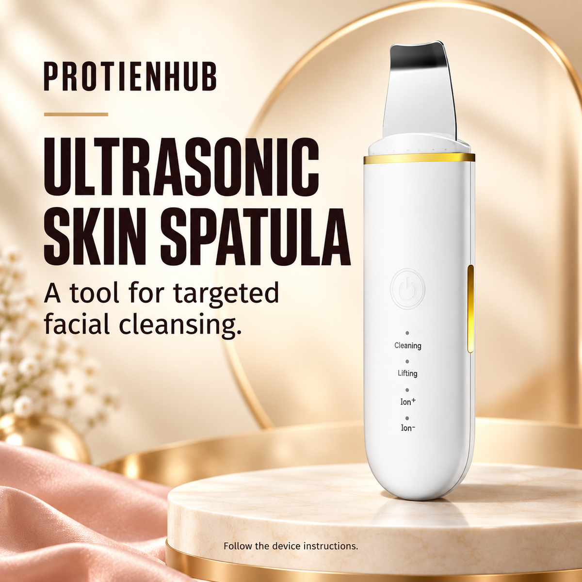 Ultrasonic Skin Spatula – Protien Hub
