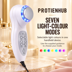 7-Colour Ultrasonic Face Massager – Protien Hub