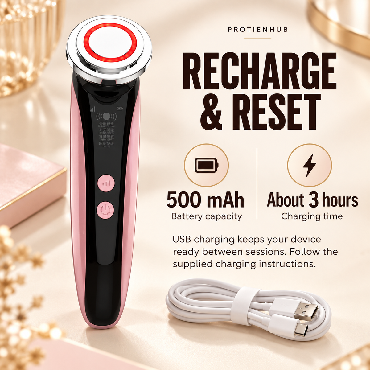 5-in-1 EMS Facial Device – Protien Hub