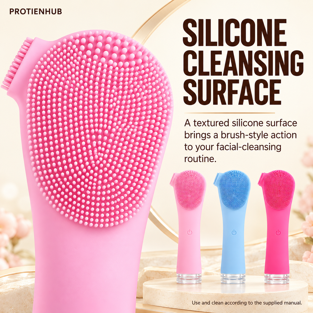 Rechargeable Silicone Face Brush – Protien Hub