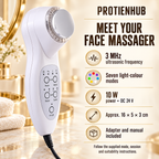 7-Colour Ultrasonic Face Massager – Protien Hub