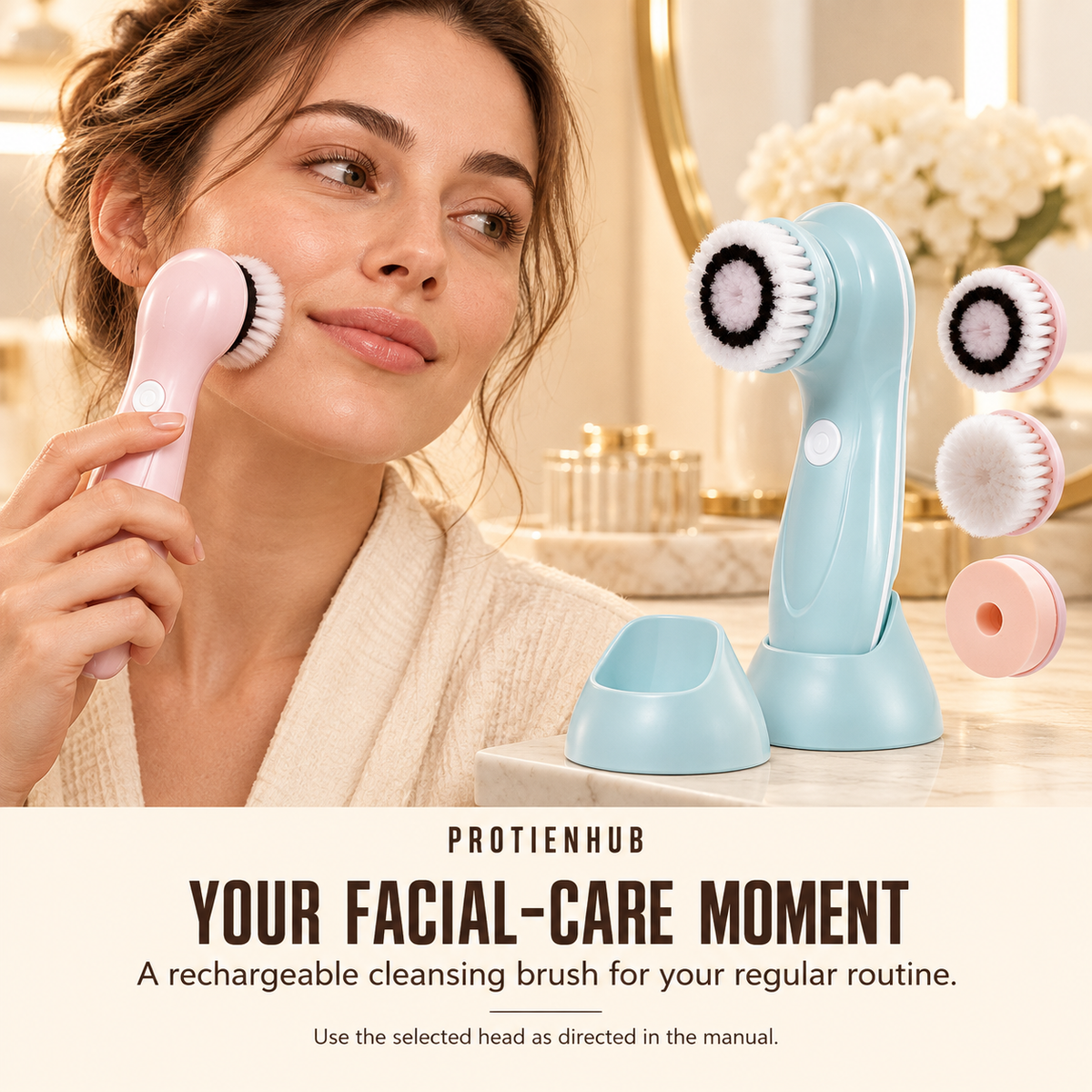 Electric Facial Brush Set – Protien Hub