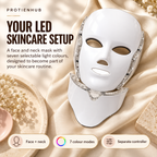 7-Colour LED Face & Neck Mask – Protien Hub
