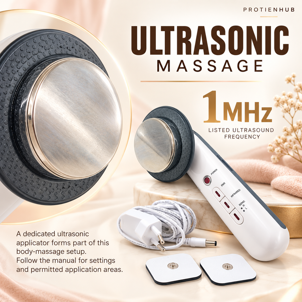 Ultrasonic EMS Body Massager – Protien Hub